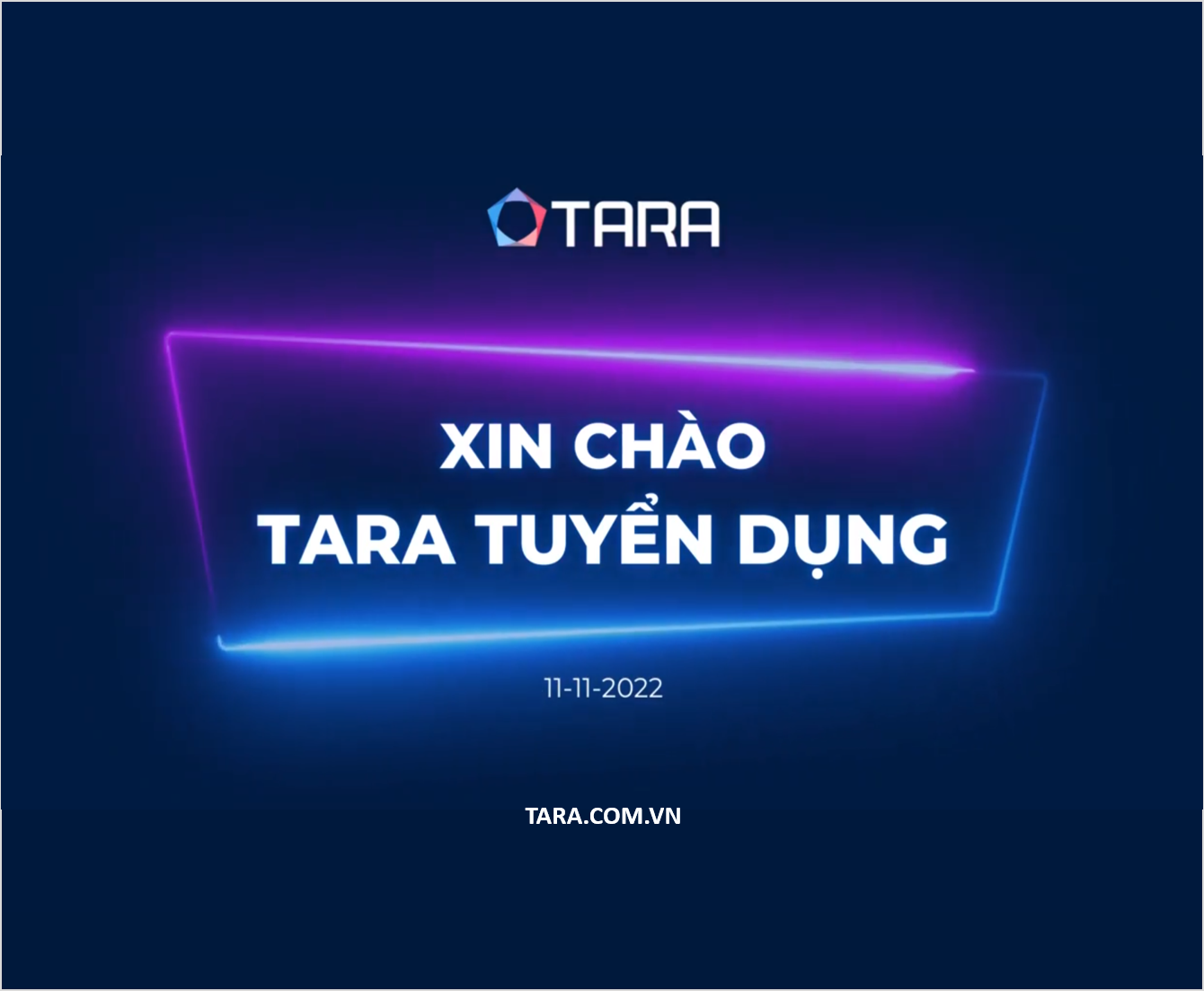 FANPAGE TARA TUYỂN DỤNG XIN CHÀO